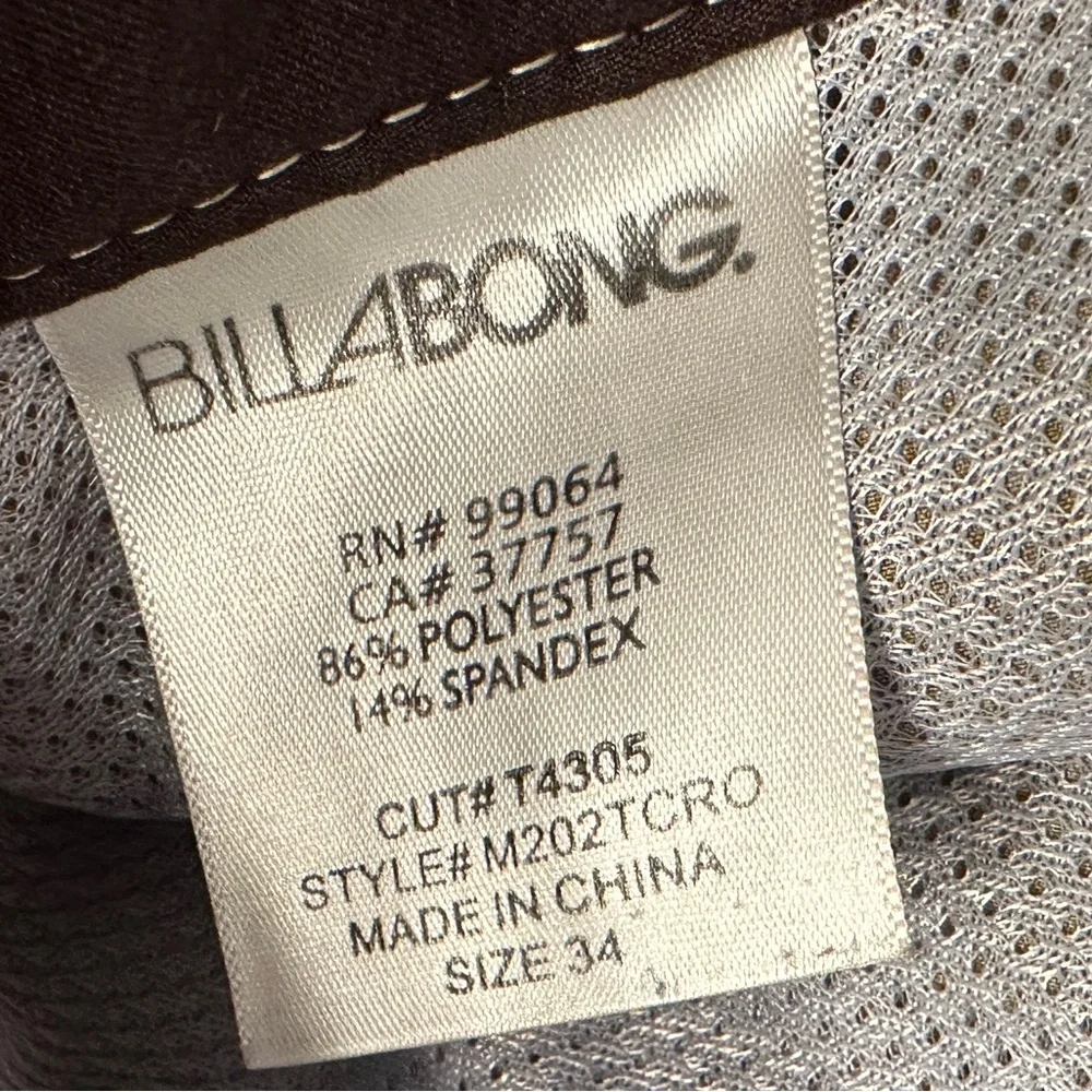 Billabong Tan Flat Front Shorts for Casual Wear